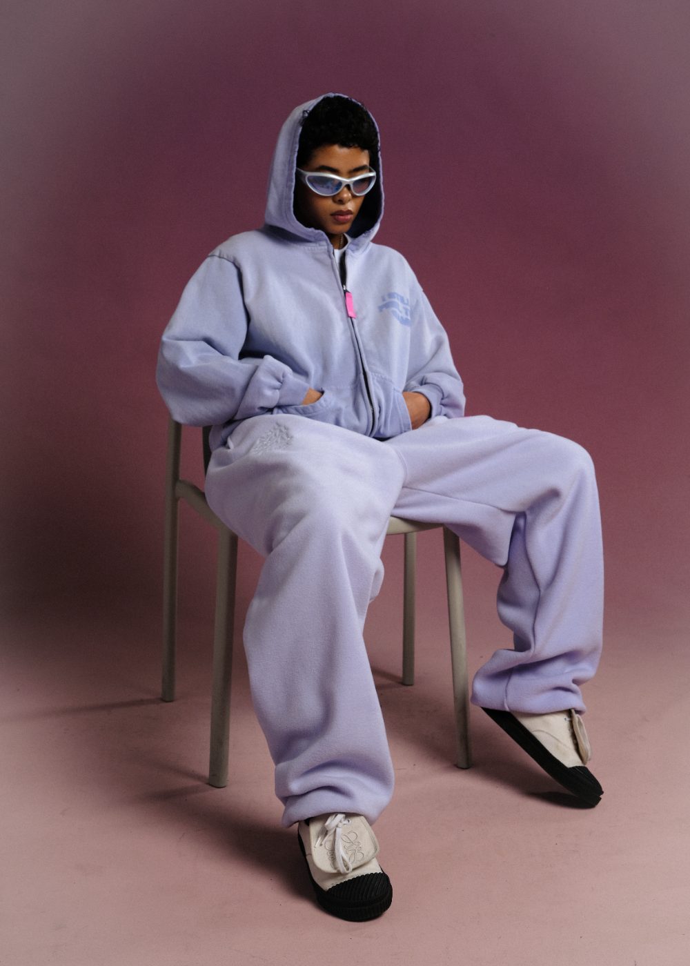 ASSC campaign photograph — lavender set