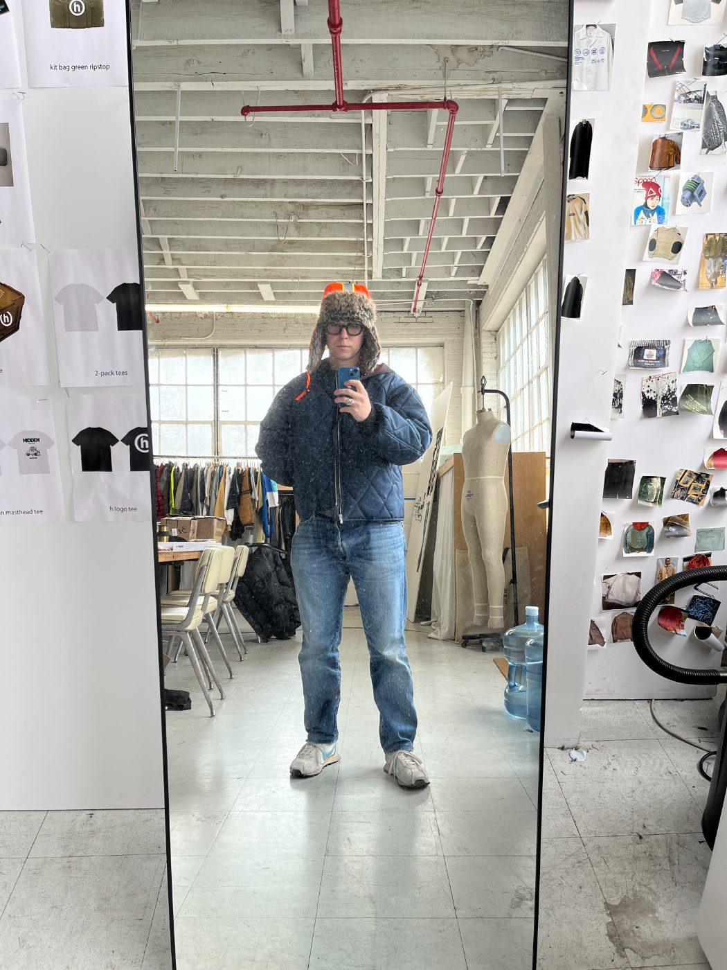 Reider Larsen in his downtown LA studio